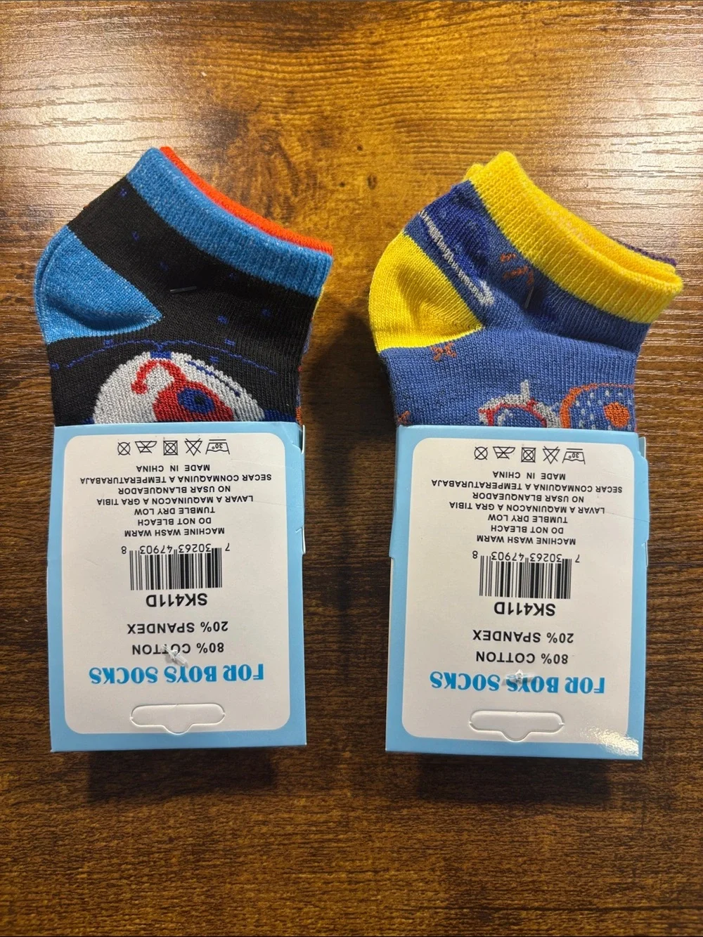 New 6 pairs Cute Boys Ankle Socks